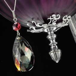 Люстра Euroluce Museum L8 Shiny silver amethyst