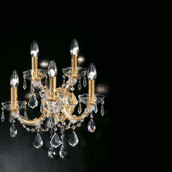 Бра Masiero Ottocento VE 942 A5 MT Half cut glass