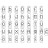 Настенный светильник Artemide Alphabet 1211§00A + supp