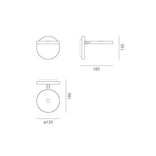 Настенный светильник Artemide Demetra 1731W50A