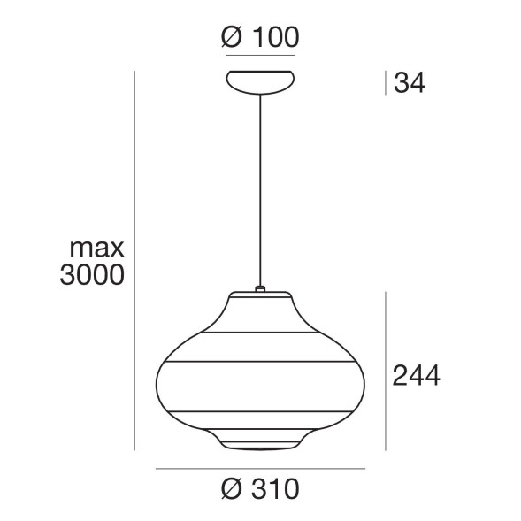 Подвесной светильник Linea Light Sisters 8388