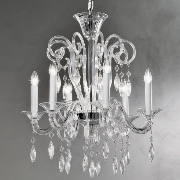 Люстра De Majo 6018 K6 060180K06 cristallo