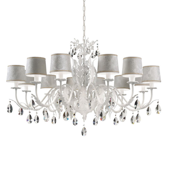 Люстра Masiero Acantia 12 V95 / DAM/14/WH Swarovski elements
