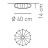 Настенно-потолочный светильник Axo Light Muse PL MUSE 40 MC PLMUSE40MCXXE27
