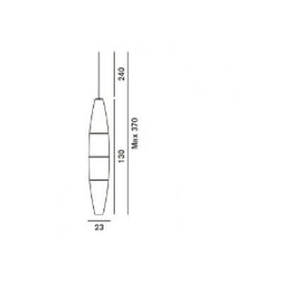 Уличный подвесной светильник Foscarini Havana 150007 10