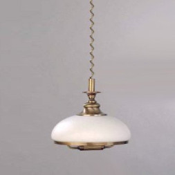 Подвесной светильник Orion HL 6-1342 patina/Zug/414 opal/patina