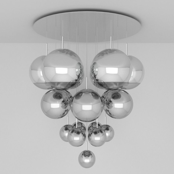 Подвесной светильник Tom Dixon Mirror ball MBMS01-PEUM1