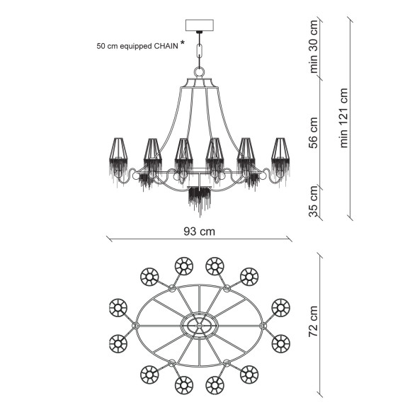 Люстра Patrizia Garganti Burlesque PG161