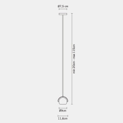 Подвесной светильник Fabbian Beluga White D57 A17 01