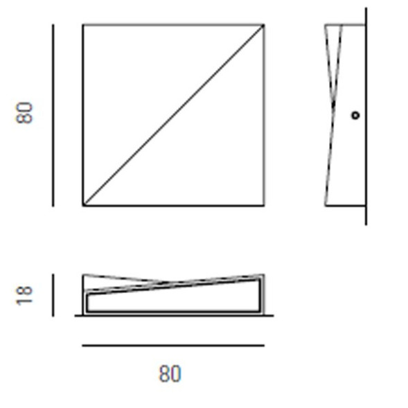 Бра Axo light Dia DIA WALL LAMP 300 05