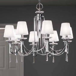 Люстра Prearo Contessa CONTESSA/8/PR/24K/CR/CP