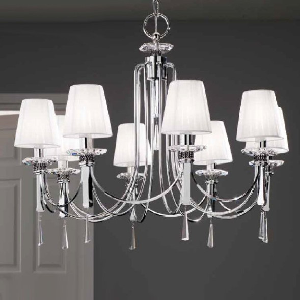 Люстра Prearo Contessa CONTESSA/8/PR/24K/CR/CP