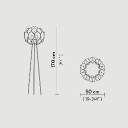 Напольный светильник Slamp Flora FLOOR COPPER FLO85PST0000RA000
