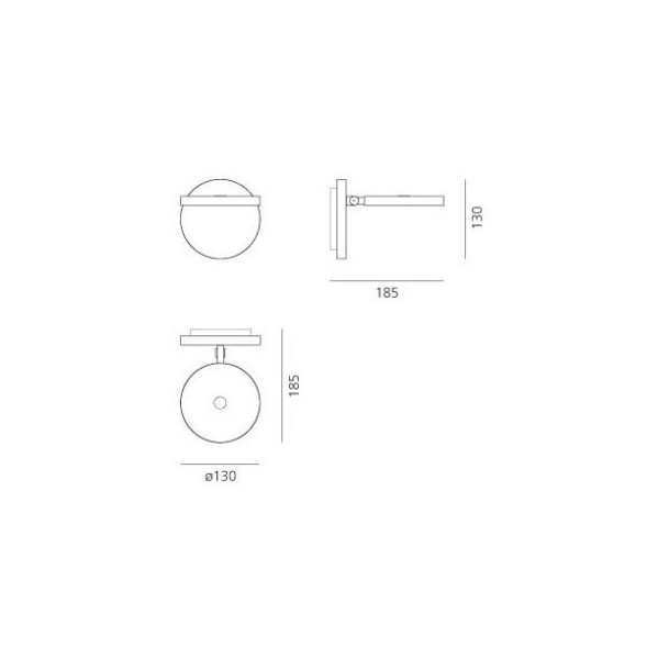 Настенный светильник Artemide Demetra 1731050A