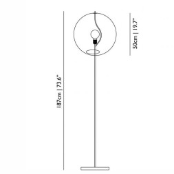 Торшер MOOOI Random light LED FLOOR S MO-PALI630100B + MO-PALI120003