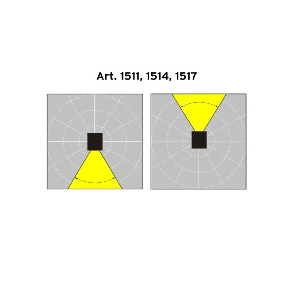 Уличный настенный светильник Norlys Asker 1514W