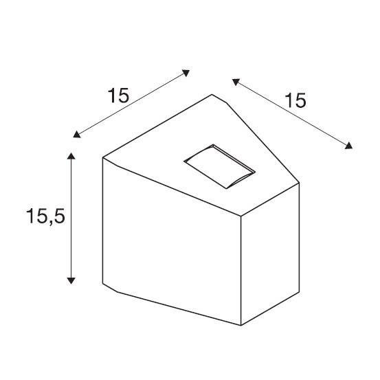 Уличный настенный светильник SLV Beam 227020
