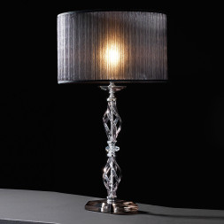 Настольная лампа Euroluce Alicante LG1 silver Fume