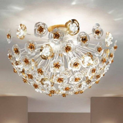 Потолочный светильник Masca Vie en Rose 1839/MSFG Bianco oro / Glass 525