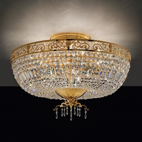 Потолочный светильник Masiero Impero &amp; Deco VE 823 PL12 CUT CRYSTAL
