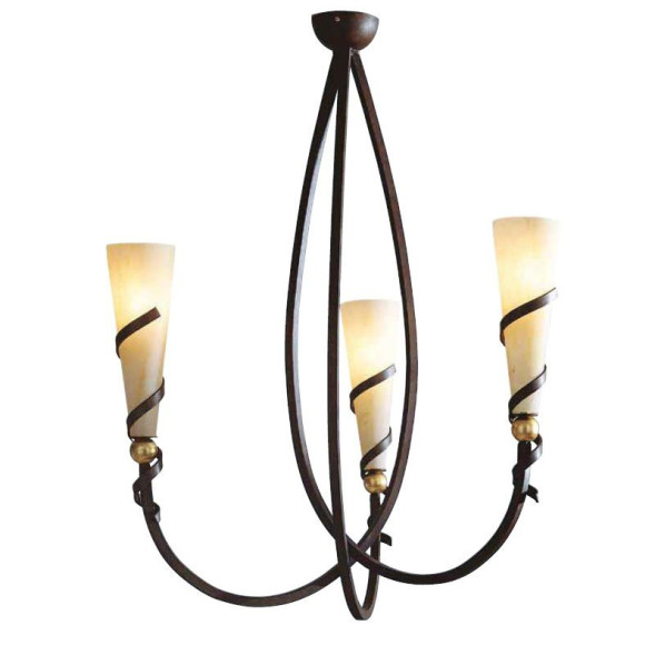 Потолочная люстра Lucienne Monique Kyros 7385/3 Ruggine