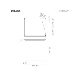 Подвесной светильник Axo Light Lightecture Framework SP FRAME M SPFRAMEMFLEBCXX