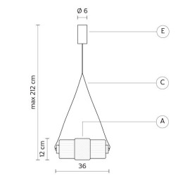 Подвесной светильник Karman Dies SE124 1T INT
