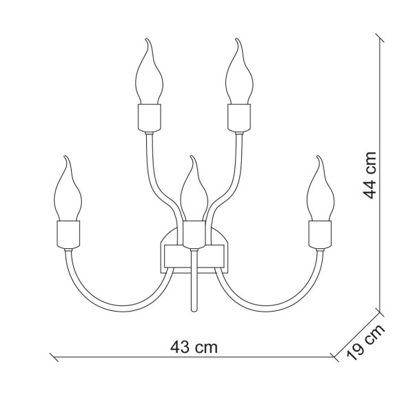 Бра Patrizia Garganti Moulin Rouge PG331