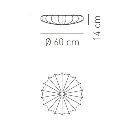 Настенно-потолочный светильник Axo Light Muse PL MUSE 60 MC PLMUSE60MCXXE27