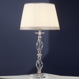 Настольная лампа Euroluce Alicante LG1 silver Clear shade