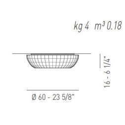 Потолочный светильник Axo Light PL BEL 060 PLBEL060E27BLXX