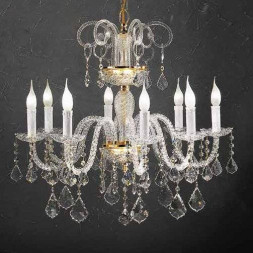 Люстра Beby Group Crystal 310/8 Light gold CUT CRYSTAL