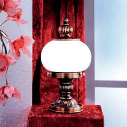 Настольная лампа Orion LA 4-473/1 patina/opal-matt