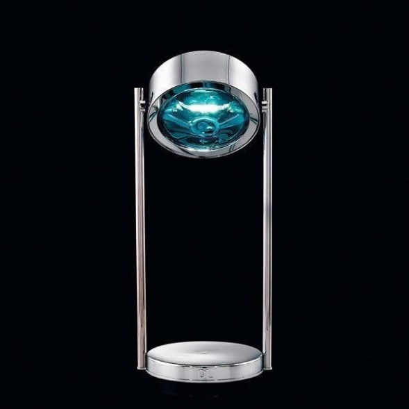 Настольная лампа Beby Group Stone 5150L02 Chrome Turquoise