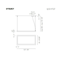 Подвесной светильник Axo Light Lightecture Framework SP FRAME P SPFRAMEPFLEBCXX