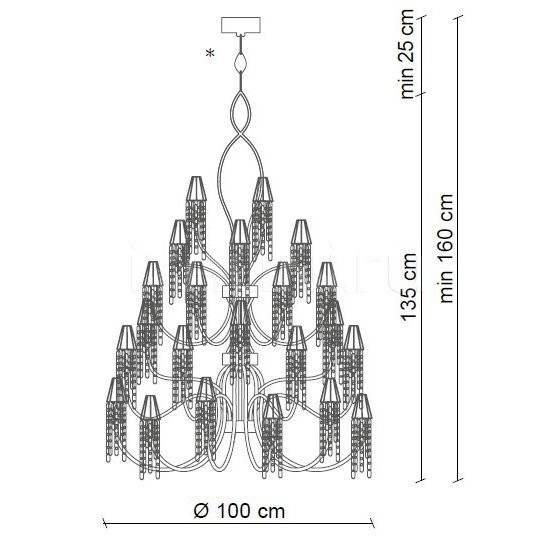 Люстра Patrizia Garganti Moulin Rouge PG306