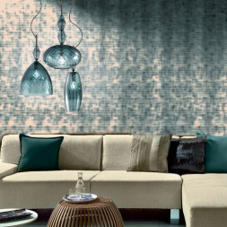 Подвесной светильник Euroluce Mood Serene S1 nichel teal blu