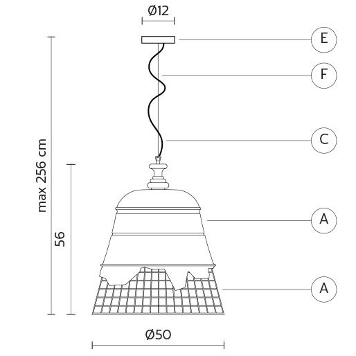 Подвесной светильник Karman Domenica SE102 2O INT