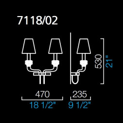 Бра Barovier&amp;Toso Domo Rotterdam 7118/02/CC/NN