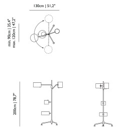 Торшер MOOOI Statistocrat FLOOR MOLSTF-9005