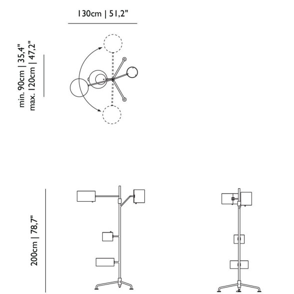 Торшер MOOOI Statistocrat FLOOR MOLSTF-9005