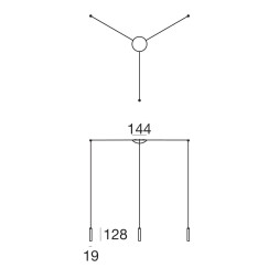 Подвесной светильник Linea Light 2Nights 8641