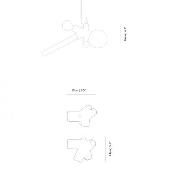 Подвесной светильник MOOOI Clusterlamp MOLCL5-----A