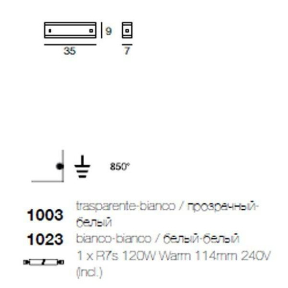Бра Linea Light Class Modern collection 1023