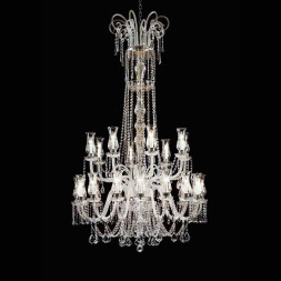 Люстра Beby Group Crystal 7100/16+8 Chrome CUT CRYSTAL
