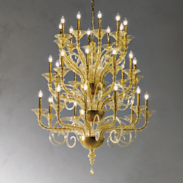 Люстра De Majo 6010 K10+10+10 060100K30 gold