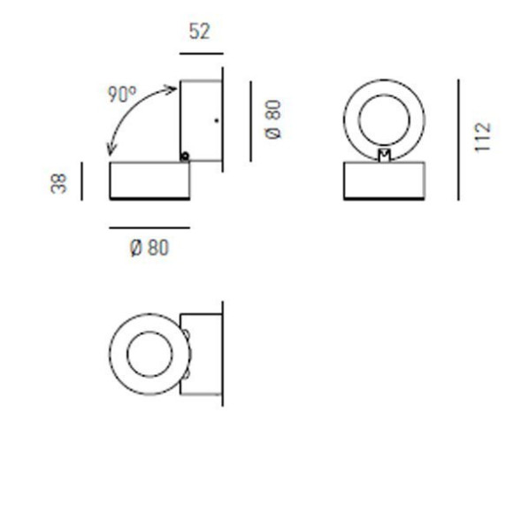Спот (точечный светильник) светильник Axo light Favilla E6105004