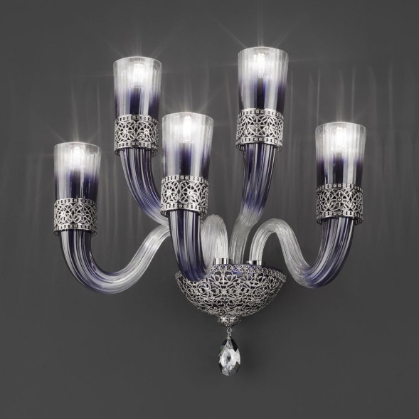 Бра Euroluce Dea A5 nichel Blu