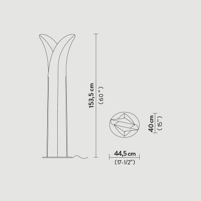 Напольный светильник Slamp Las palmas FLOOR XL PAL13PFO0004__PAL