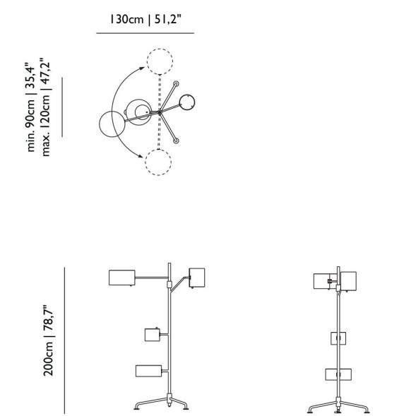 Торшер MOOOI Statistocrat FLOOR MOLSTF-9016